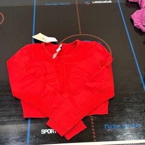 Fabletics Red Crop Top